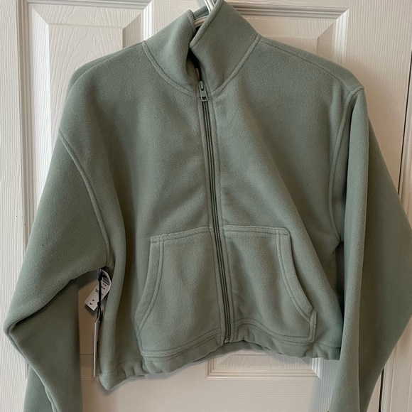 NEW TNA fleece zip up - Picture 1 of 4